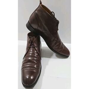 Bexley ~Men's Size 44 (US 10.5)~ Brown Leather Lace-Up Shoes "WARMINSTER".